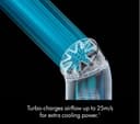 DYSON HushJet Mini Cool Handheld Fan 40W 5 Speed Bladeless 3-in-1 - Carnelian & Sky thumbnail 6
