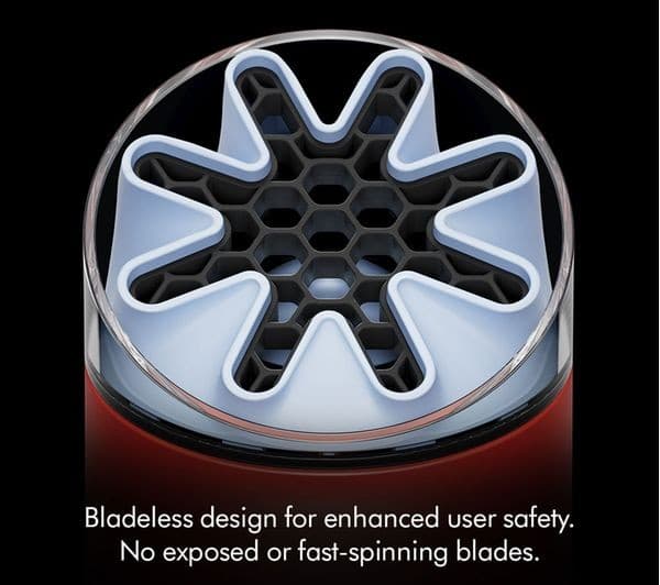 DYSON HushJet Mini Cool Handheld Fan 40W 5 Speed Bladeless 3-in-1 - Carnelian & Sky - Image 7