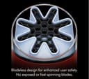 DYSON HushJet Mini Cool Handheld Fan 40W 5 Speed Bladeless 3-in-1 - Carnelian & Sky thumbnail 7