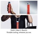 DYSON HushJet Mini Cool Handheld Fan 40W 5 Speed Bladeless 3-in-1 - Carnelian & Sky thumbnail 9