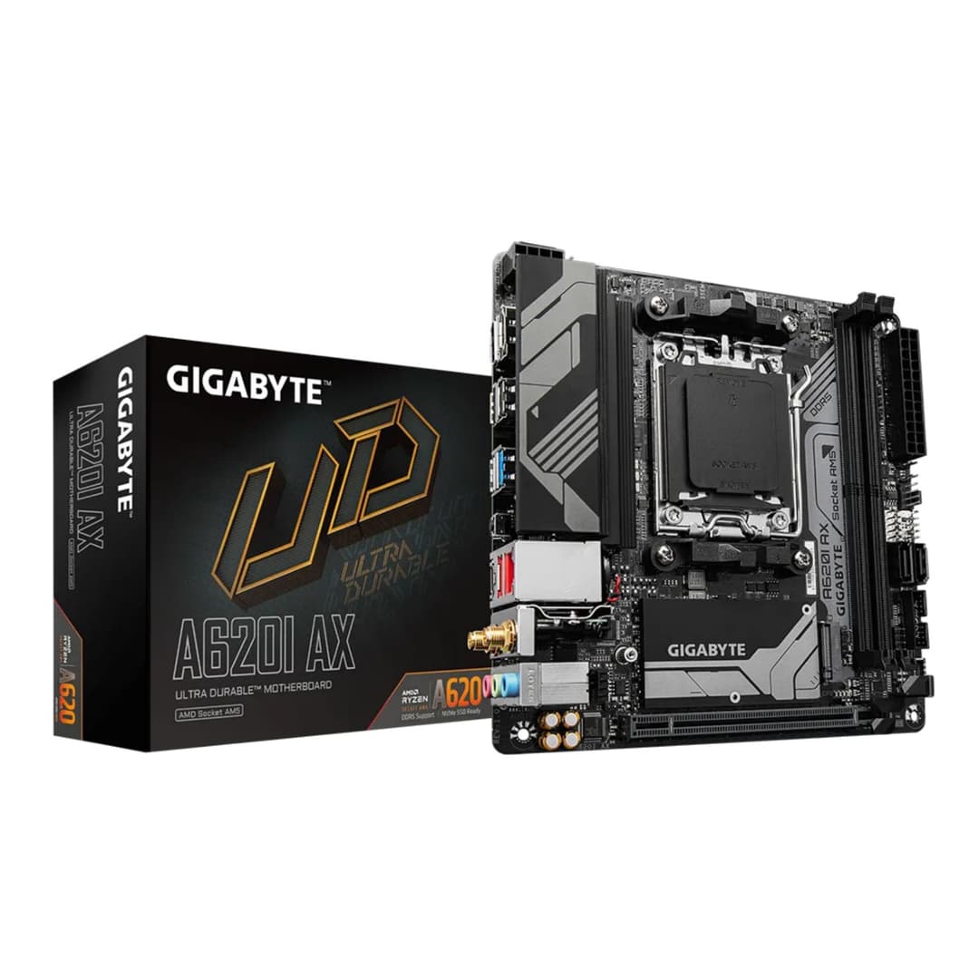 GIGABYTE A620I AX AMD A620 Mini-ITX Socket AM5 Motherboard - Image 1