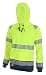 Be Seen Hi Viz Two Tone Hoodie Sweatshirt Hoody Yellow/Navy Small-4XL EN471 thumbnail 3