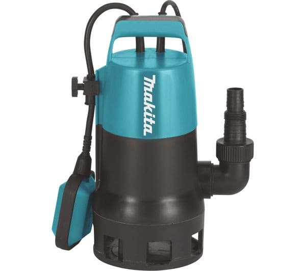 MAKITA PF0410 Corded Submersible Dirty Water Drainage Pump 400W 140 L/min 240V - Image 1