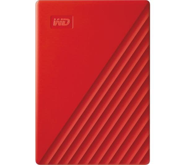WD My Passport Portable Hard Drive - 4 TB, Red - Image 3