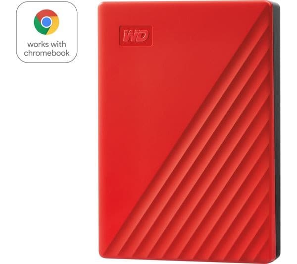 WD My Passport Portable Hard Drive - 4 TB, Red - Image 4