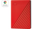 WD My Passport Portable Hard Drive - 4 TB, Red thumbnail 4