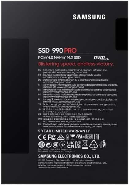 Samsung 990 PRO 4TB NVMe M.2 SSD - Image 8