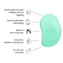 Tangle Teezer The Original Mini Detangling Hairbrush for Kids - Paradise Green thumbnail 5