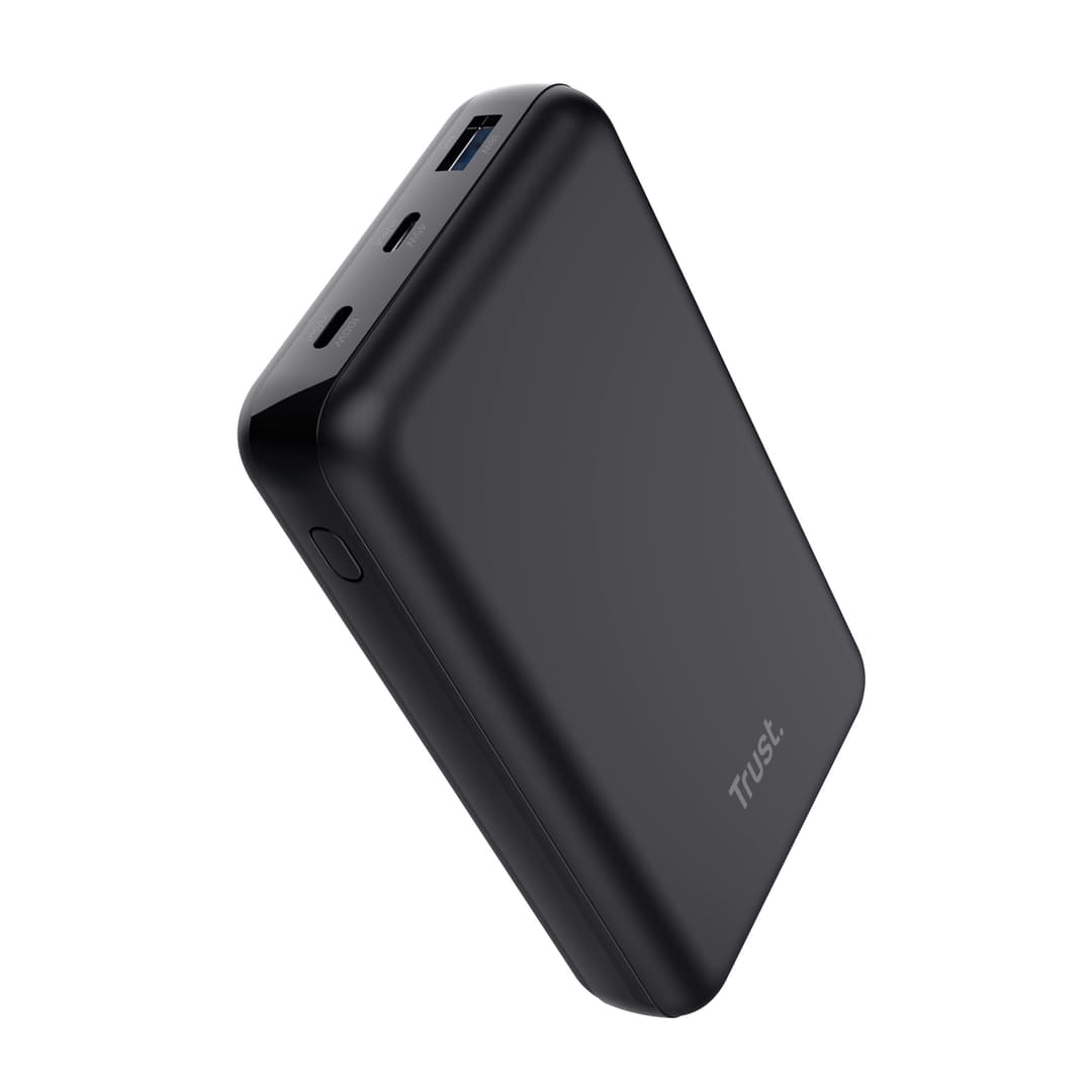 Trust Laro 100W Laptop Powerbank 20000mAh 2x USB-C 1x USB-A Black - Image 3