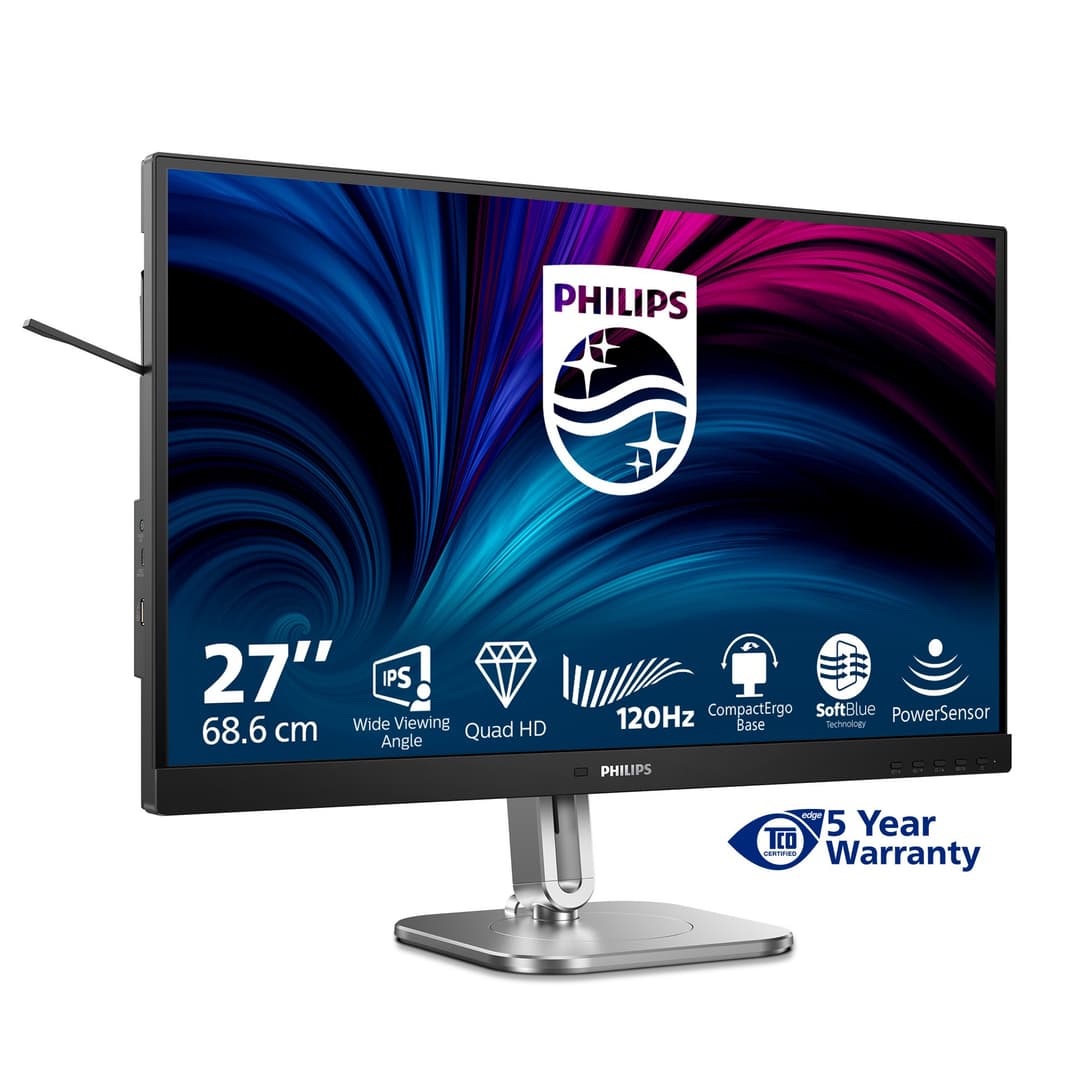 Philips 4000 series 27B2N4500/00 computer monitor 68.6 cm (27") 2560 x 1440 pixels Quad HD LCD Grey - Image 4