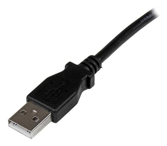 StarTech.com 3m USB 2.0 A to Right Angle B Cable - M/M - Image 2