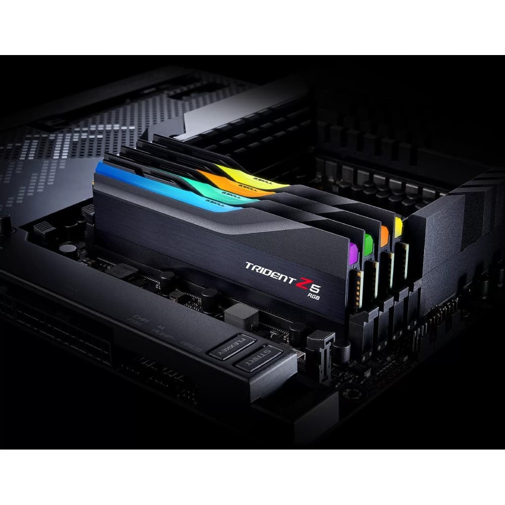 G.Skill Trident Z5 RGB 32GB (2 x 16GB) DDR5 7200MHz CL34 Desktop Memory Kit - Matte Black - Image 4