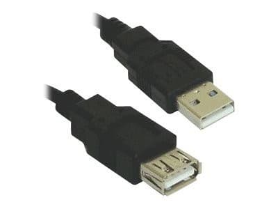 Computer Gear USB Extension Cable 3m Black - Image 1