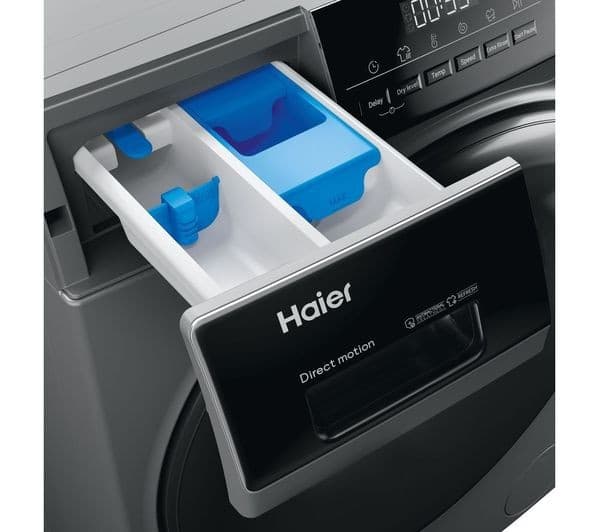 HAIER I Pro Series 3 HWD90-B14939S8 9 kg Washer Dryer - Graphite - Image 4