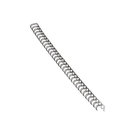 Fellowes - 0.39 in - 11.7 in - 34 rings - A4 (8.25 in x 11.7 in) - 80 sheets - black - 100 pcs. binding wire - for Fellowes Galaxy E  Galaxy Wire  Quasar 130 - Image 1