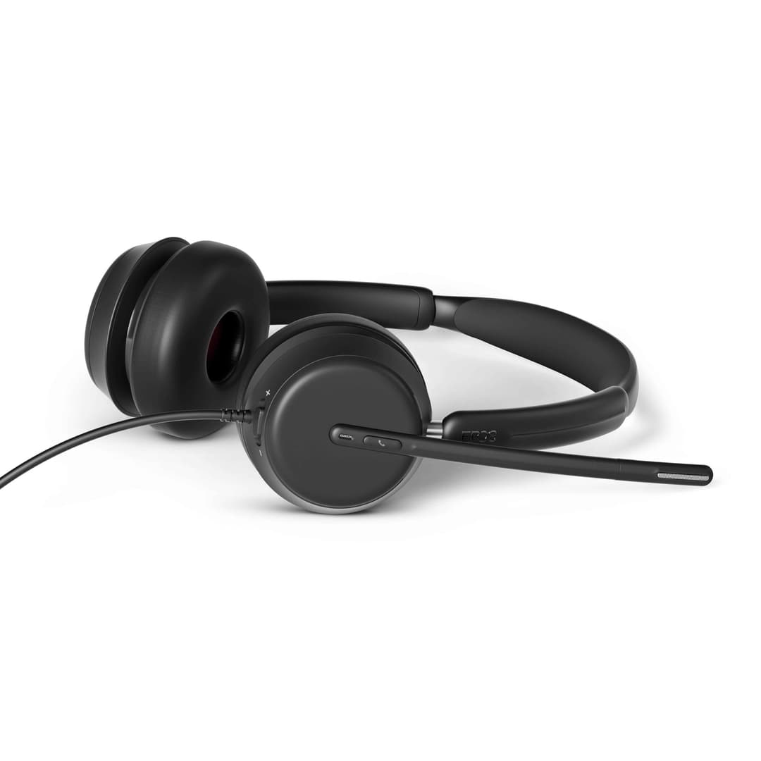 EPOS IMPACT 860 Dual-Sided Wired USB C and USB A Headset for PC with Noise-Canceling Mic, Super Wideband Audio, High-Performance Sound, Comfortable Fit for Business Calls & Office Use, Multi Compatibl - Image 4