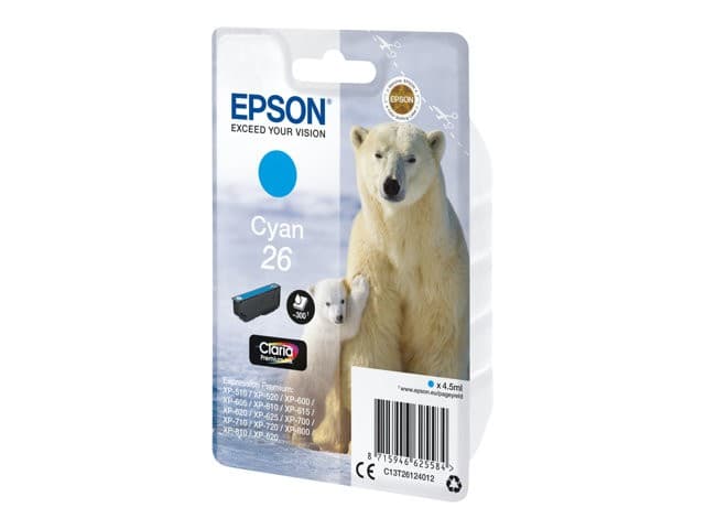 Epson 26 - cyan - original - ink cartridge - Image 3