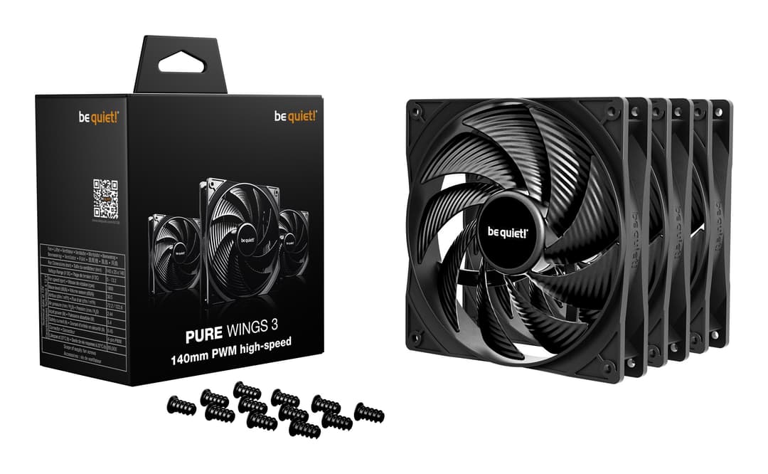 be quiet! Pure Wings 3 140mm | PWM high-speed Triple Pack Computer case Fan 14 cm Black 3 pc(s) - Image 3