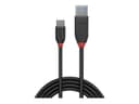 Lindy 0.5m USB 3.2 Gen 2 Type A to C Cable, 10Gbps, Black Line, Black thumbnail 4