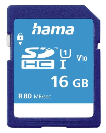 Hama 00124134 memory card 16 GB SDHC UHS-I Class 10 - Image 1