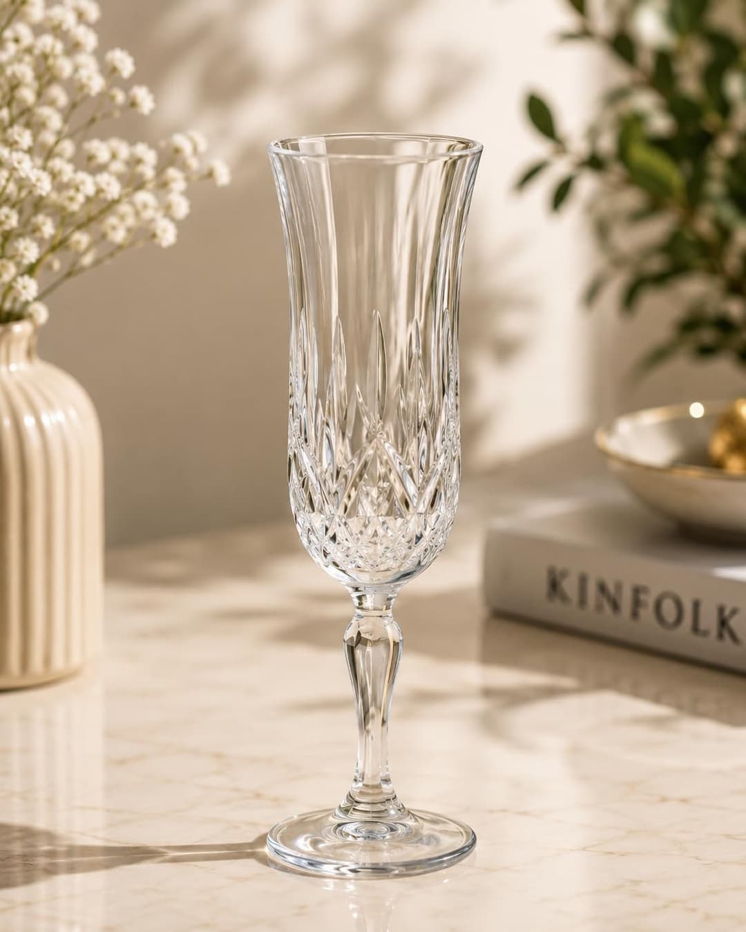 RCR Opera 23795020006 Crystal Champagne Flutes Stemmed Wine Glasses - Champagne - Image 2