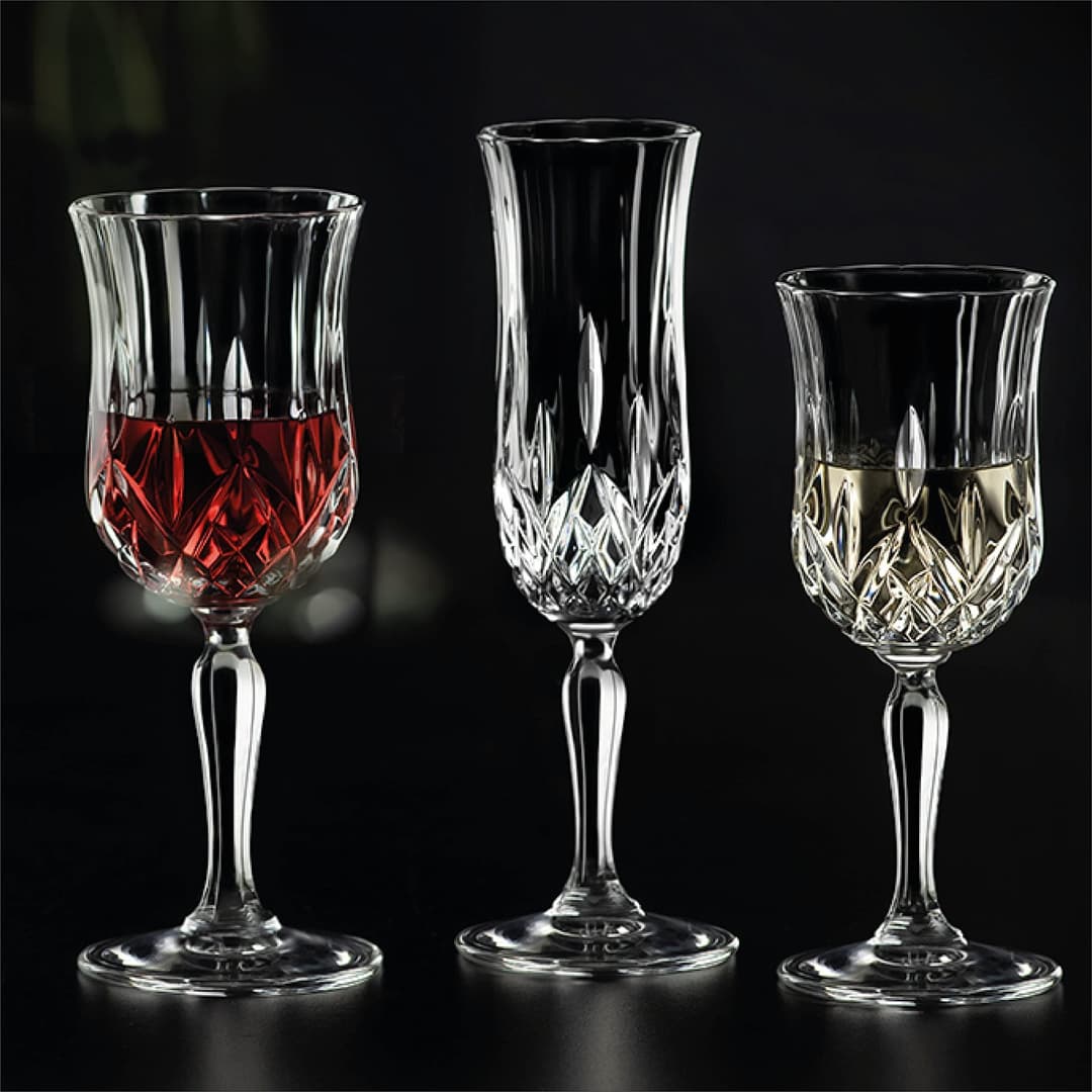 RCR Opera 23795020006 Crystal Champagne Flutes Stemmed Wine Glasses - Champagne - Image 6