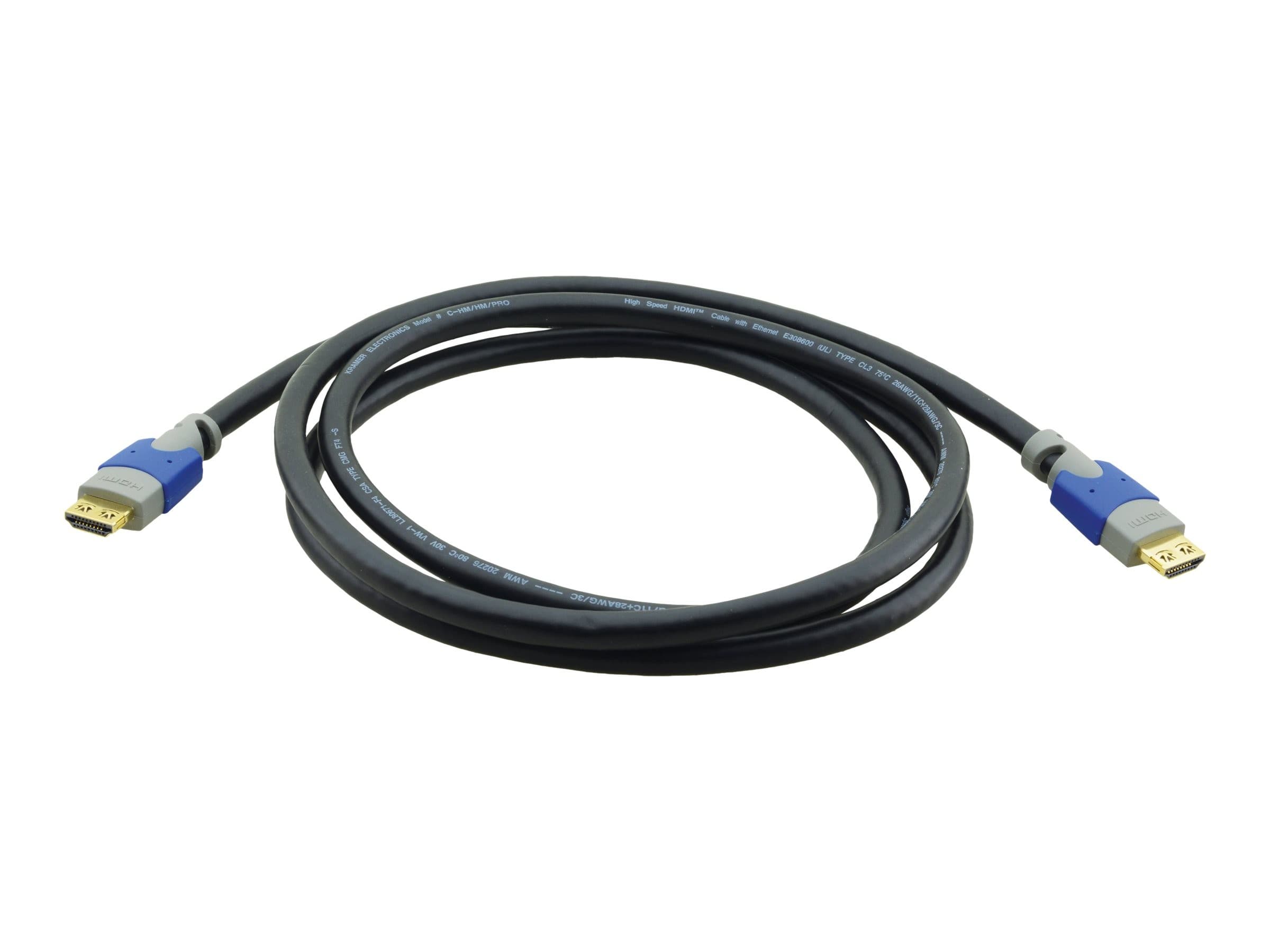Kramer C-HM/HM/PRO High-Speed HDMI Cable with Ethernet 1.8m