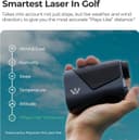 Arccos Smart Laser Golf Rangefinder with Slope Wind and AI Strategy - Black Grey thumbnail 2