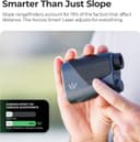 Arccos Smart Laser Golf Rangefinder with Slope Wind and AI Strategy - Black Grey thumbnail 4