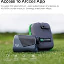 Arccos Smart Laser Golf Rangefinder with Slope Wind and AI Strategy - Black Grey thumbnail 8