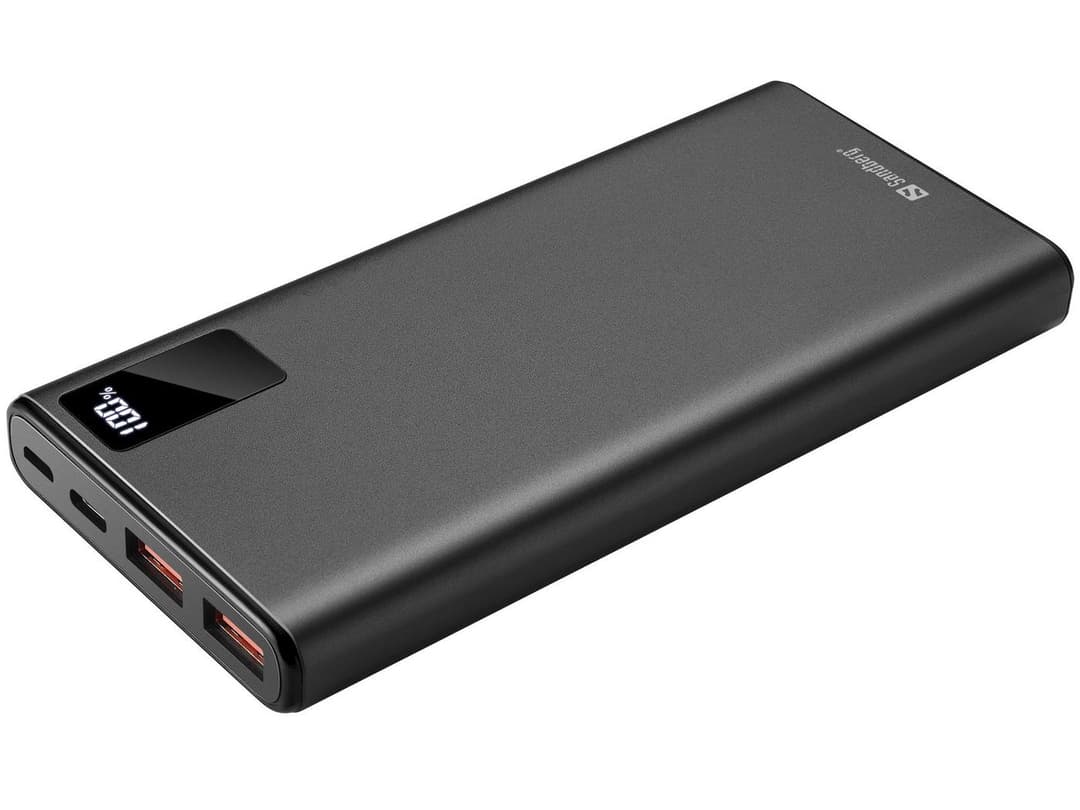 Sandberg Powerbank USB-C PD 20W 10000mAh - Black - Image 1