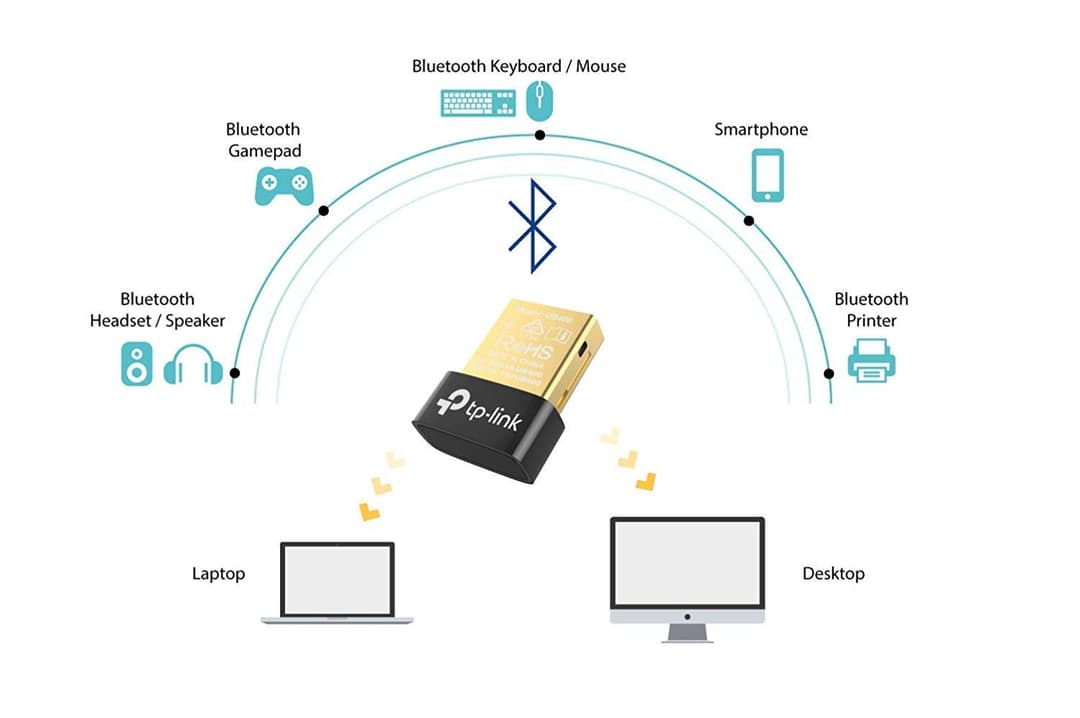 TP-Link Nano USB Bluetooth 4.0 Adapter UB400 - Gold - Image 6