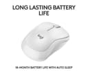 Logitech M240 Silent Bluetooth Mouse - Off-White thumbnail 4