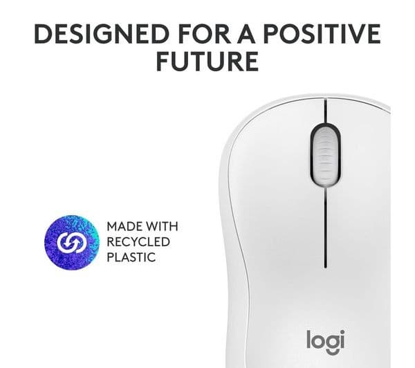 Logitech M240 Silent Bluetooth Mouse - Off-White - Image 8