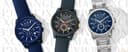 Armani Exchange Men's Chronograph, Silicone Watch, 44mm case size thumbnail 3
