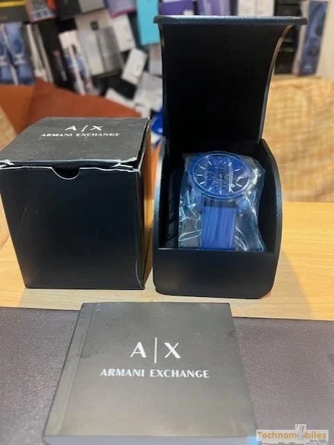 Armani Exchange Men's Chronograph, Silicone Watch, 44mm case size - Image 5