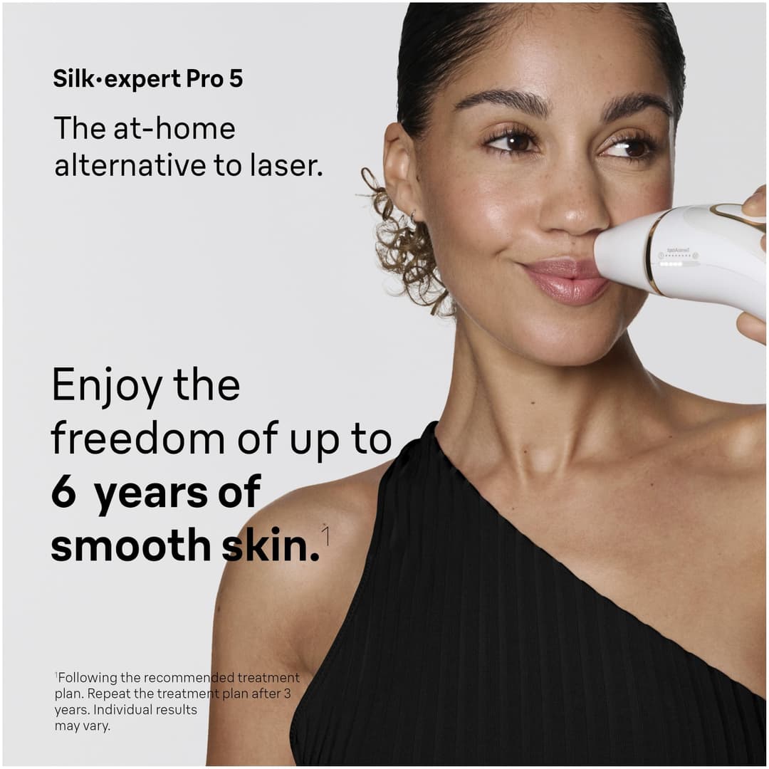 Braun Silk·Expert Pro 5 PL5251 IPL Hair Removal Device - White/Gold - Image 2