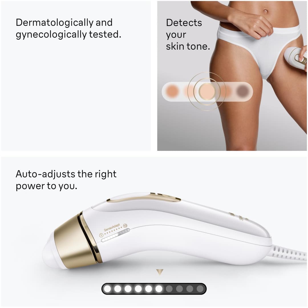 Braun Silk·Expert Pro 5 PL5251 IPL Hair Removal Device - White/Gold - Image 4