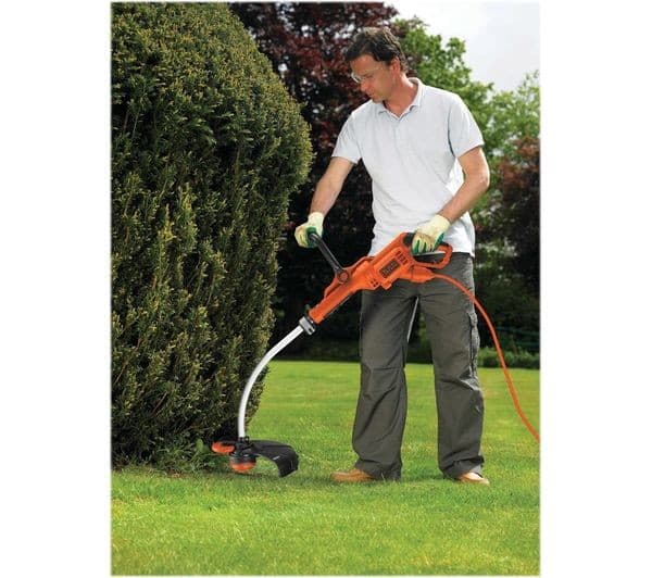 BLACK + DECKER Strimmer GL7033-GB 700 W 33 cm Corded Grass Trimmer - Orange & Black - Image 7