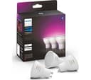 PHILIPS HUE White & Colour Ambiance Smart LED Spotlight - GU10, Triple Pack thumbnail 1