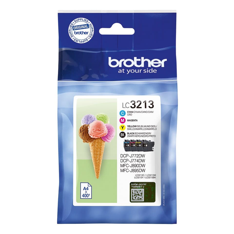 Brother LC3213VAL ink cartridge 4 pc(s) Original High (XL) Yield Black, Cyan, Magenta, Yellow - Image 1