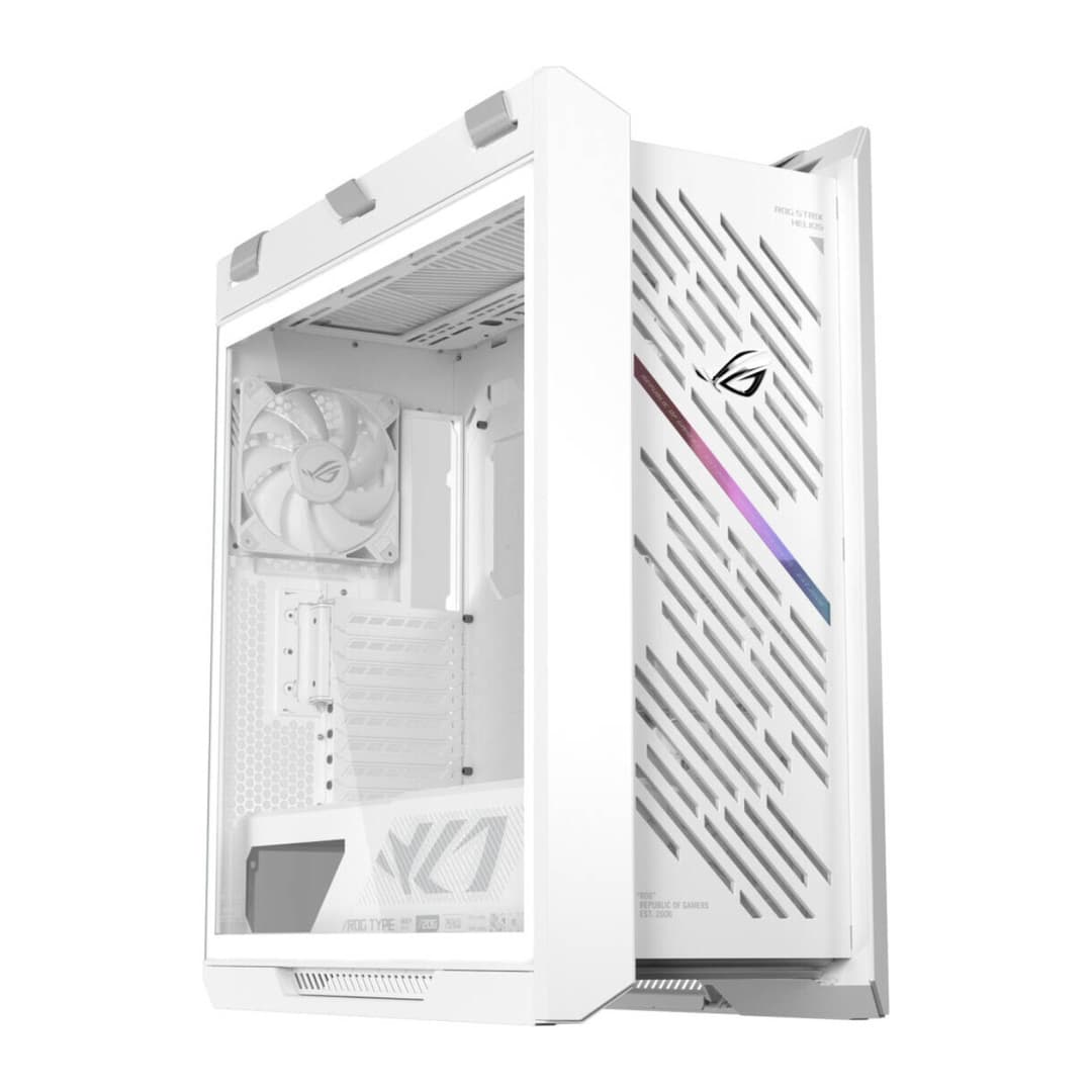 ASUS ROG Strix Helios II Tempered Glass Mid-Tower Gaming PC Case - White - Image 1