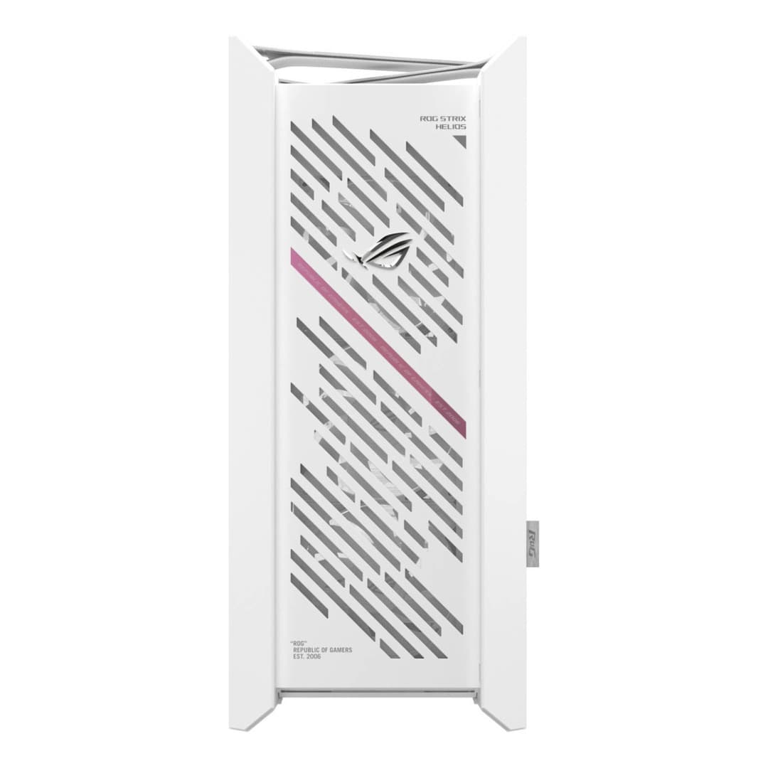 ASUS ROG Strix Helios II Tempered Glass Mid-Tower Gaming PC Case - White - Image 2