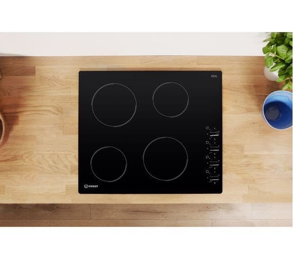 INDESIT RI 860 C Electric 58 cm Ceramic Hob - Black - Image 6
