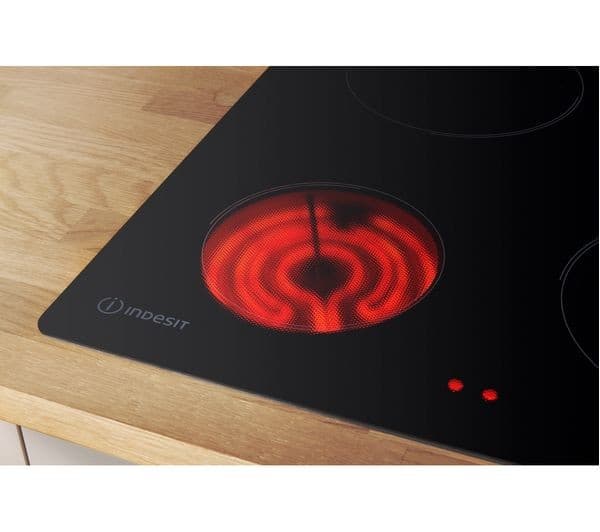INDESIT RI 860 C Electric 58 cm Ceramic Hob - Black - Image 10
