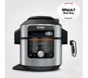 Ninja Foodi MAX 15-in-1 SmartLid OL750UK Multicooker & Air Fryer Stainless Steel & Black thumbnail 2