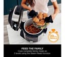 Ninja Foodi MAX 15-in-1 SmartLid OL750UK Multicooker & Air Fryer Stainless Steel & Black thumbnail 3