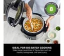 Ninja Foodi MAX 15-in-1 SmartLid OL750UK Multicooker & Air Fryer Stainless Steel & Black thumbnail 7