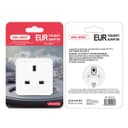 Ven-Dens EUR Tourist Adapter, Converts UK Plugs to European Sockets, SP-ADT02 - White thumbnail 2