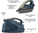 BREVILLE DiamondXpress VIN446 Steam Generator Iron - Faded Blue & Pale Gold thumbnail 2